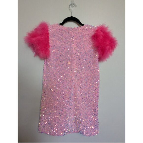 Rose Feather Party Dress - Picture 3 of 3